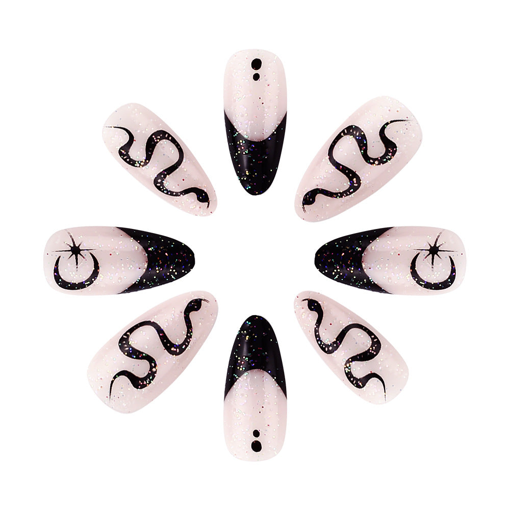 Artistic Gel Press-On Nail Set Kalsten