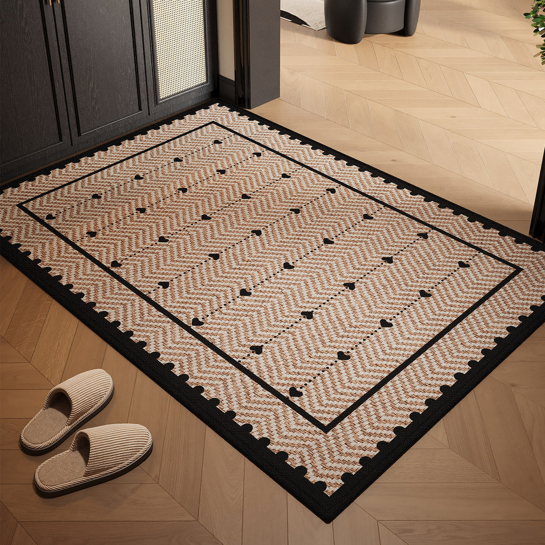 Romantic Floral Accent Area Rug