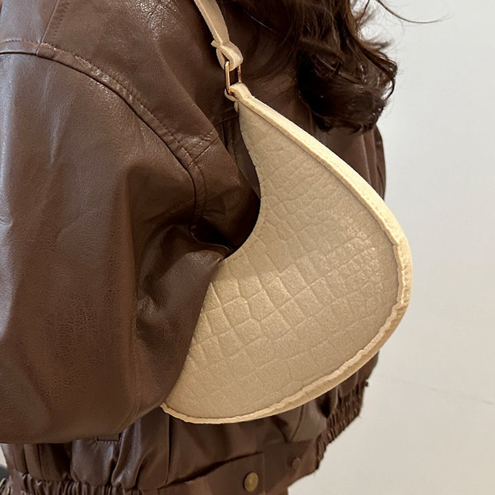 Fashionable Crocodile Embossed Hobo Bag