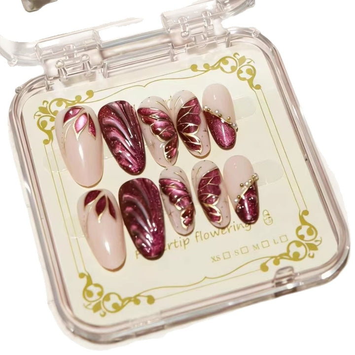 Decorative Press-On Nail Art Extensions Kalsten