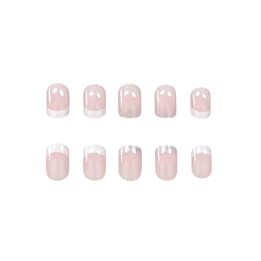 Chic French Tip Nail Art Enhancements Kalsten