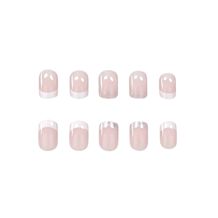 Chic French Tip Nail Art Enhancements Kalsten