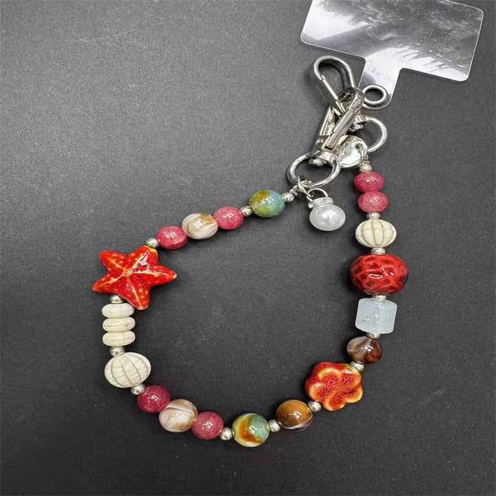 Decorative Beaded Charm Keychain Kalsten 1790134546