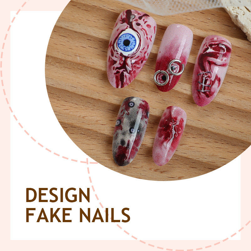 Creative Halloween-style Art Nails Kalsten