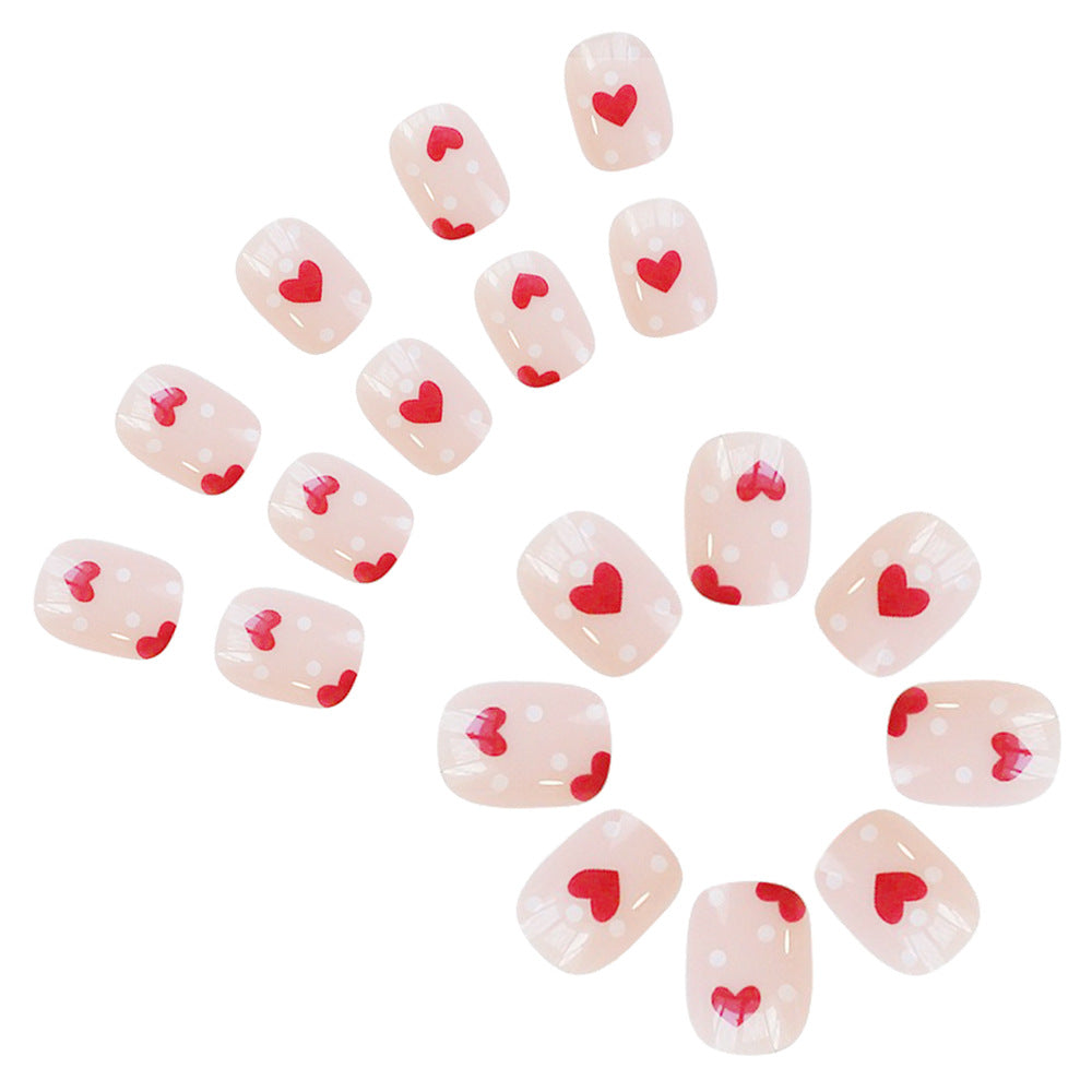 Heart-Themed Nail Art Set Kalsten