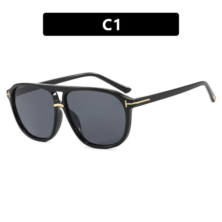 Women's square sunglasses with luxurious tortoiseshell pattern and polarized lenses Kalsten