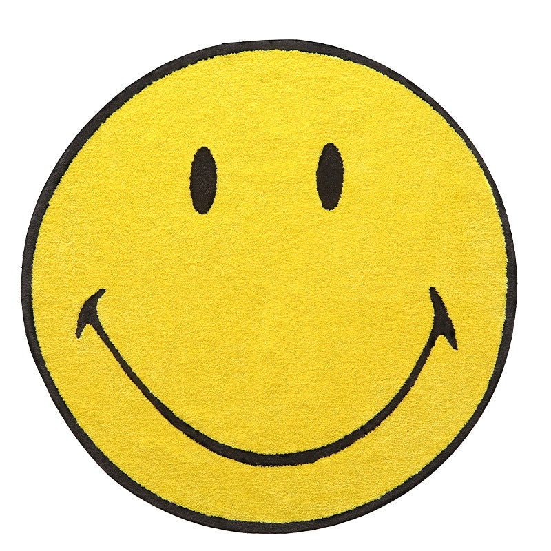 Playful Smiley Face Area Rug Kalsten