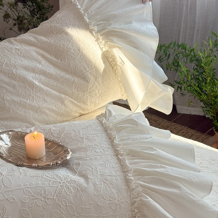 Cotton muslin bedding set
