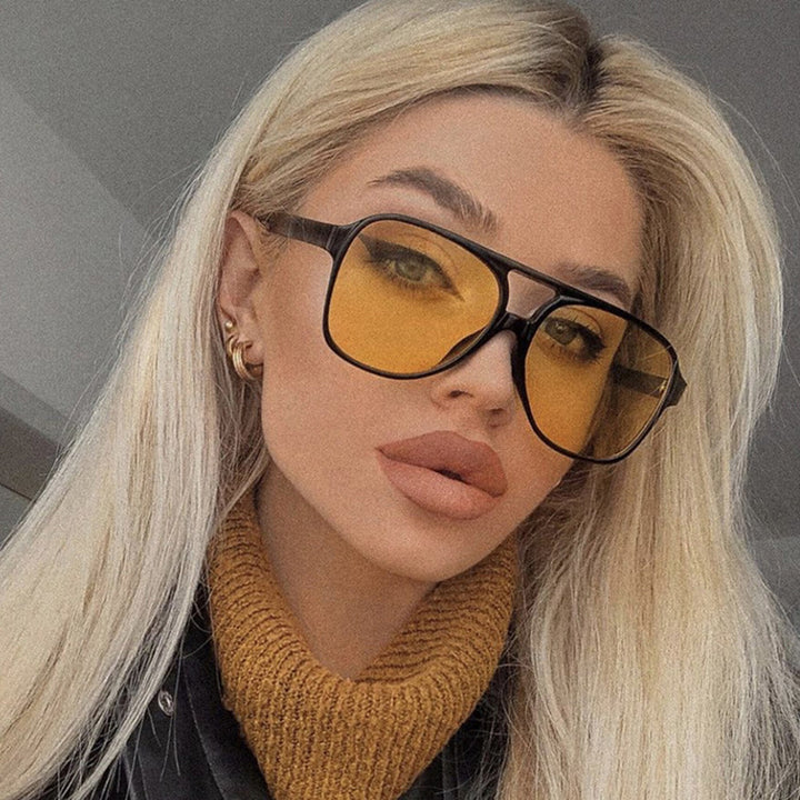 Women's oversized sunglasses in sporty-elegant design Kalsten