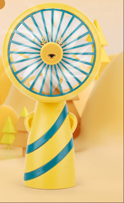 Women's Handy Mini Fan in Bear Design Kalsten