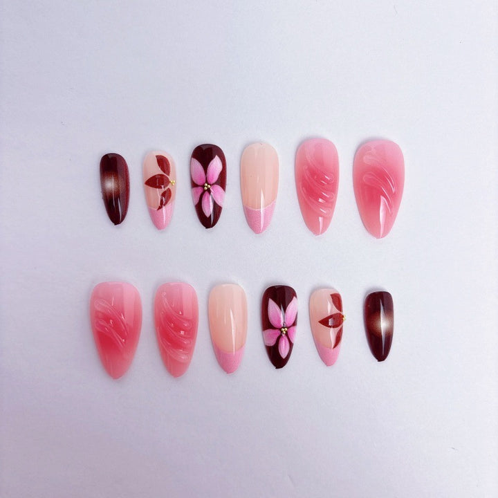 Artificial Nail Set with Decorative Nail Design Kalsten