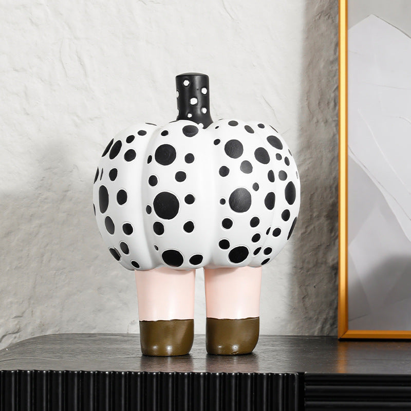 Whimsical Pumpkin Decorative Sculpture