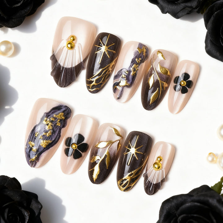 Artistic Design Press-On Nail Art Set Kalsten