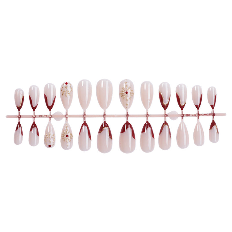 Premium Artistic Full Cover Press-On Nail Set Kalsten