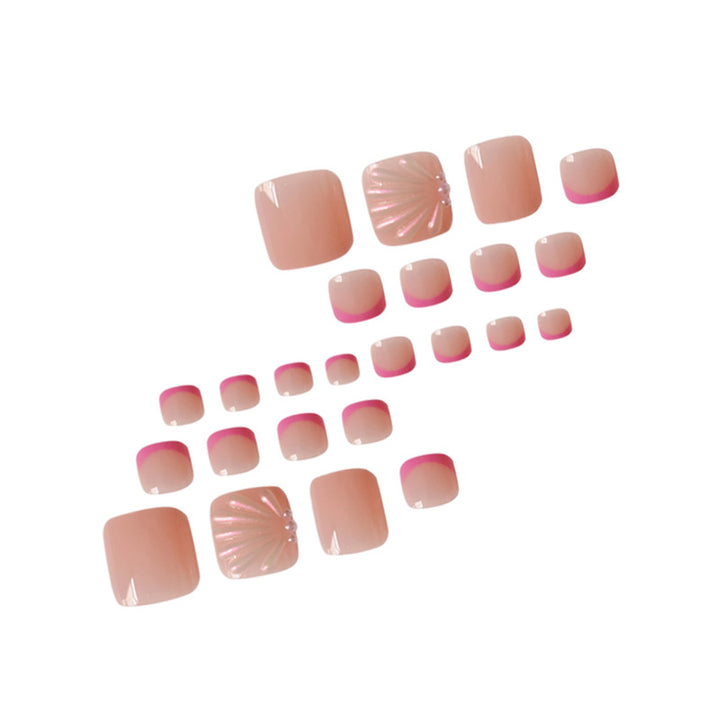 Decorative Press-On Toe Nail Art Kalsten