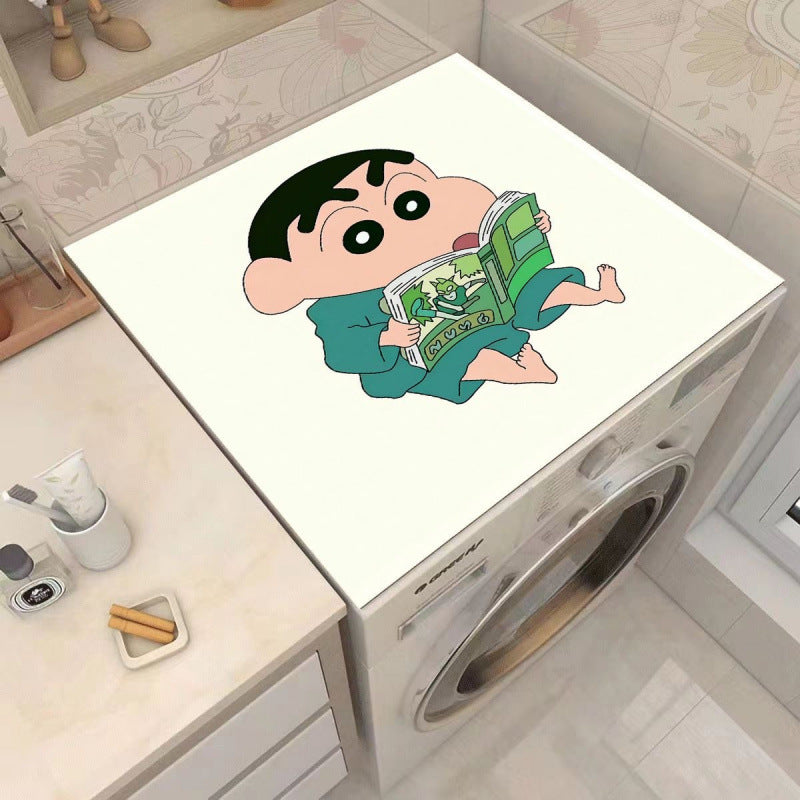 Cartoon Character-Themed Washing Machine Mat
