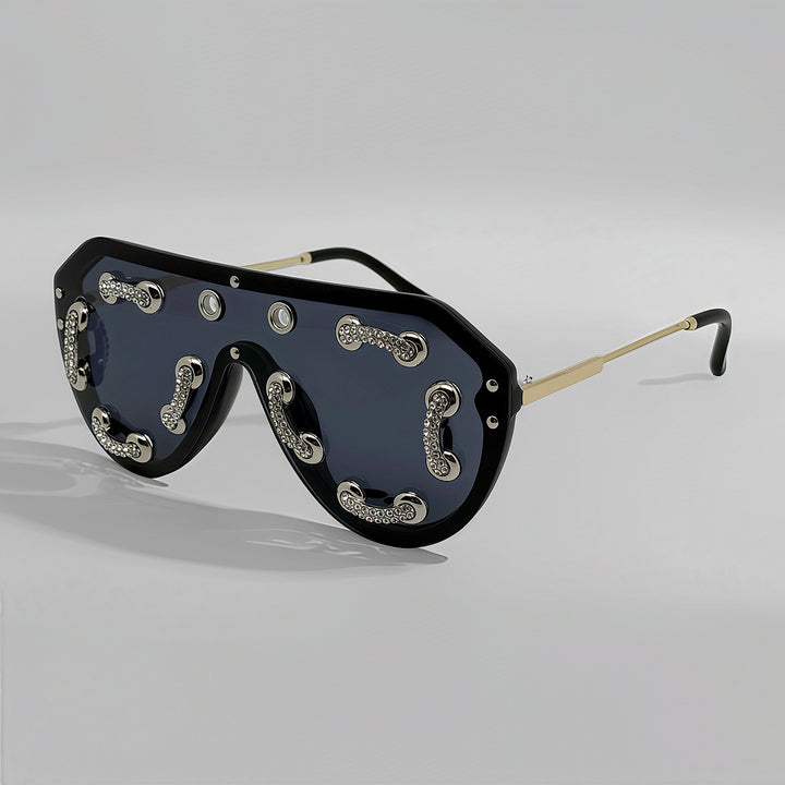 Women's extravagant designer sunglasses with sparkling accents Kalsten