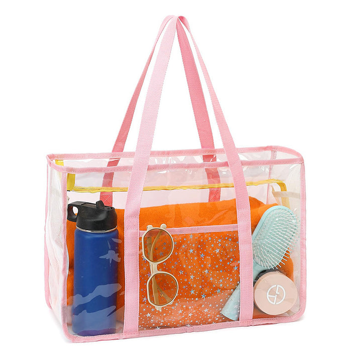 Transparent beach bag with multiple compartments Kalsten
