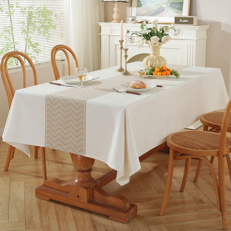 Decorative Woven Tablecloth