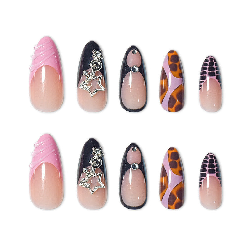 Stylish Stiletto Press-On Nail Art Set Kalsten
