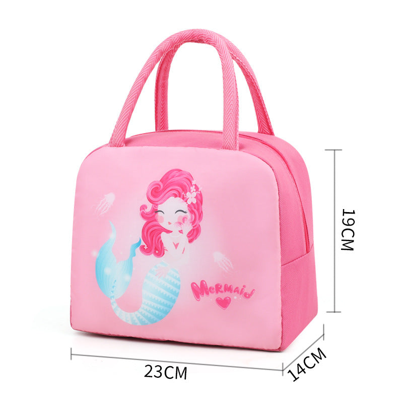 Playful Mermaid-Themed Lunch Bag