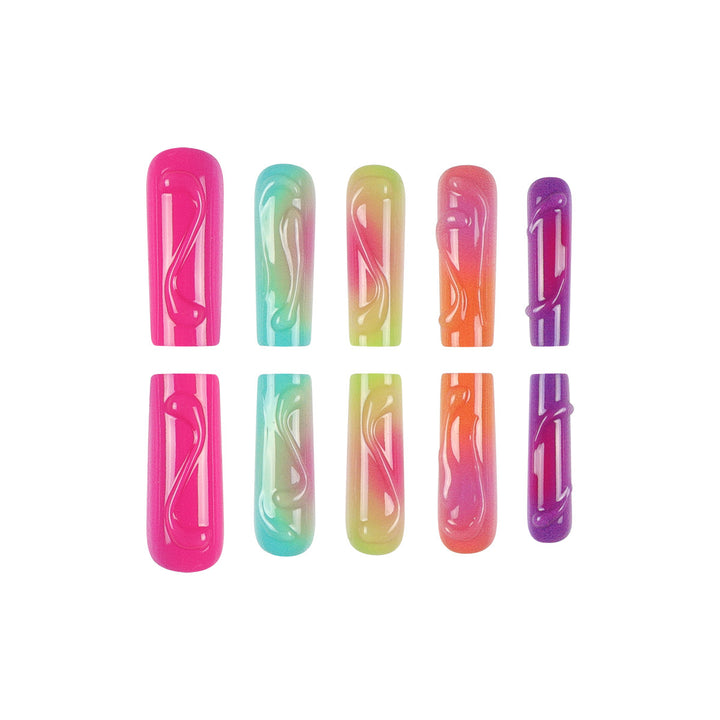 Artistic Ombre Nail Art Extensions Kalsten