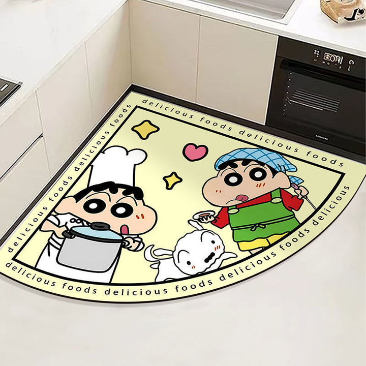 Cartoon Character Kitchen Mat