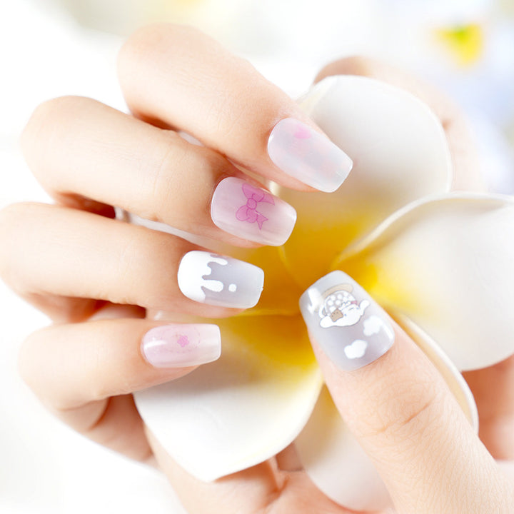 Whimsical Cartoon-Themed Press-On Nail Set Kalsten