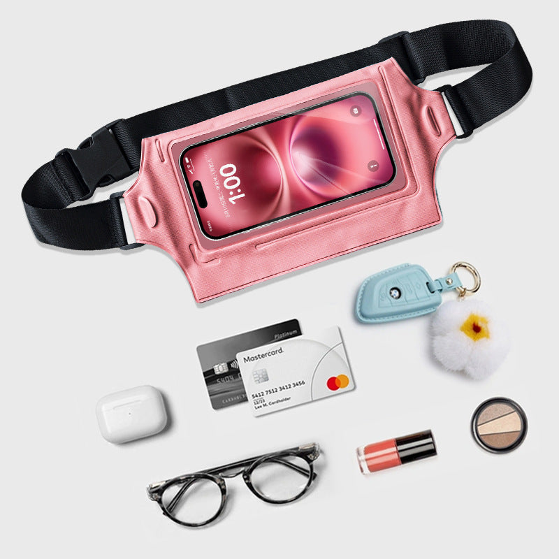 Running belt bag with waterproof phone holder Kalsten