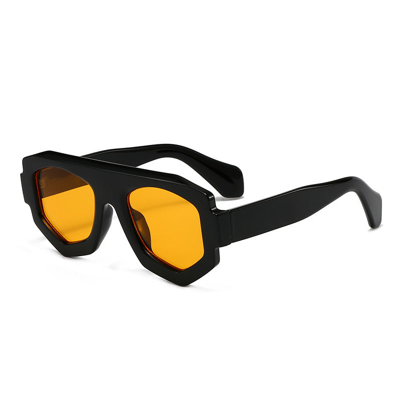 Bold Geometric Shield Sunglasses Kalsten