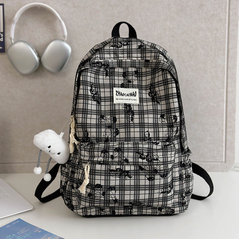 Floral Print Casual Backpack