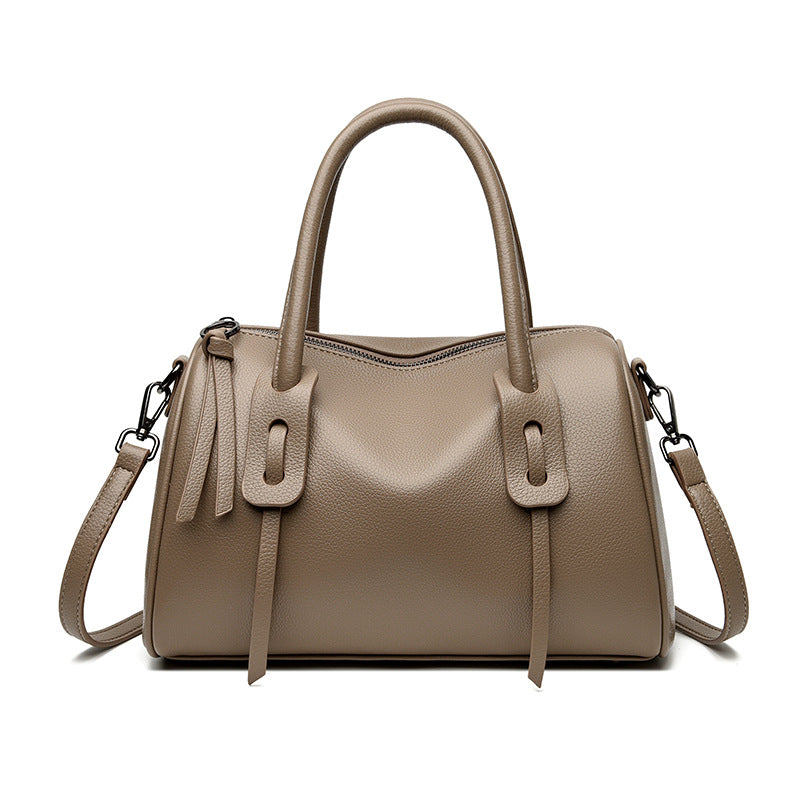 Textured Leather Weekender Bag Kalsten