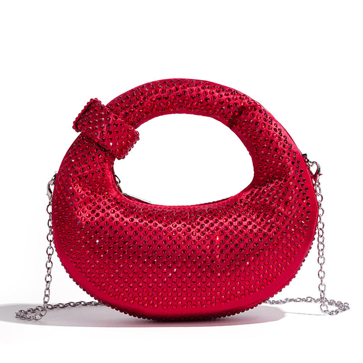 Chic Rhinestone-Embellished Handbag Kalsten