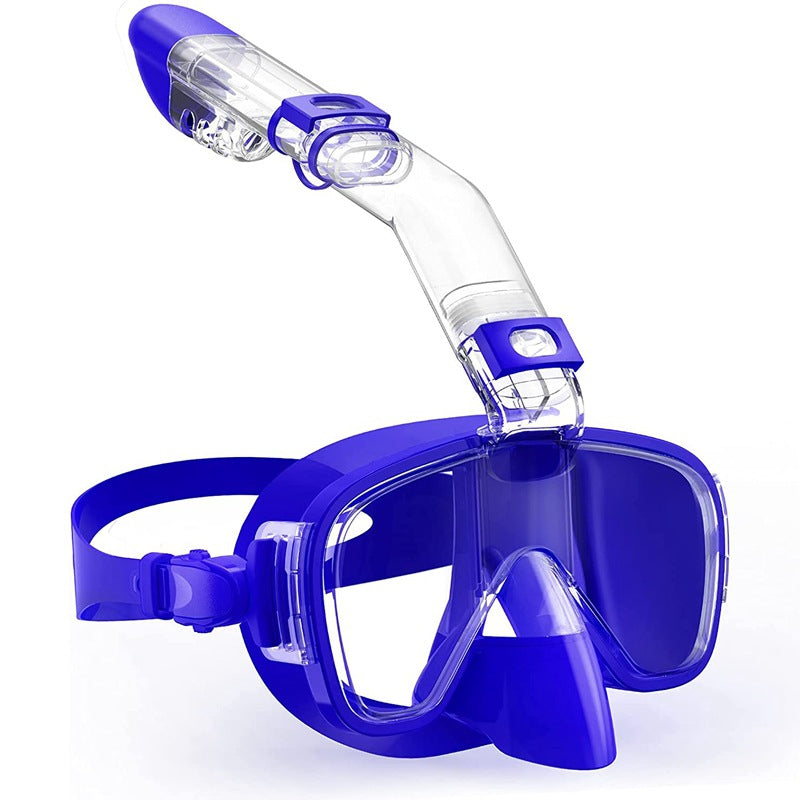 Diving mask with visibility protection and flexible snorkel Kalsten