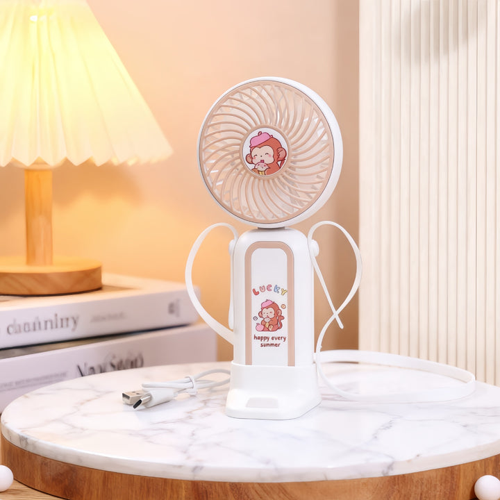 Ladies Portable Hand Fan with Cute Design Kalsten