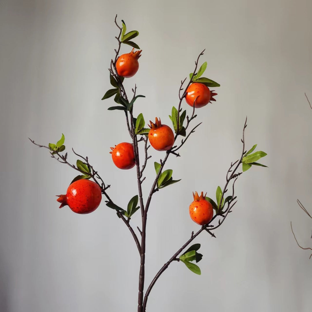 Decorative Pomegranate Branch Arrangement