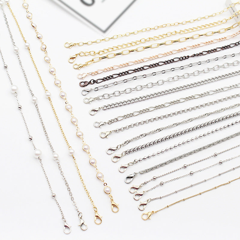Elegant Pearl-Linked Eyewear Chain Kalsten