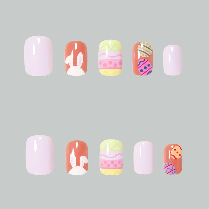 Decorative Easter-Themed Press-On Nail Art Kalsten