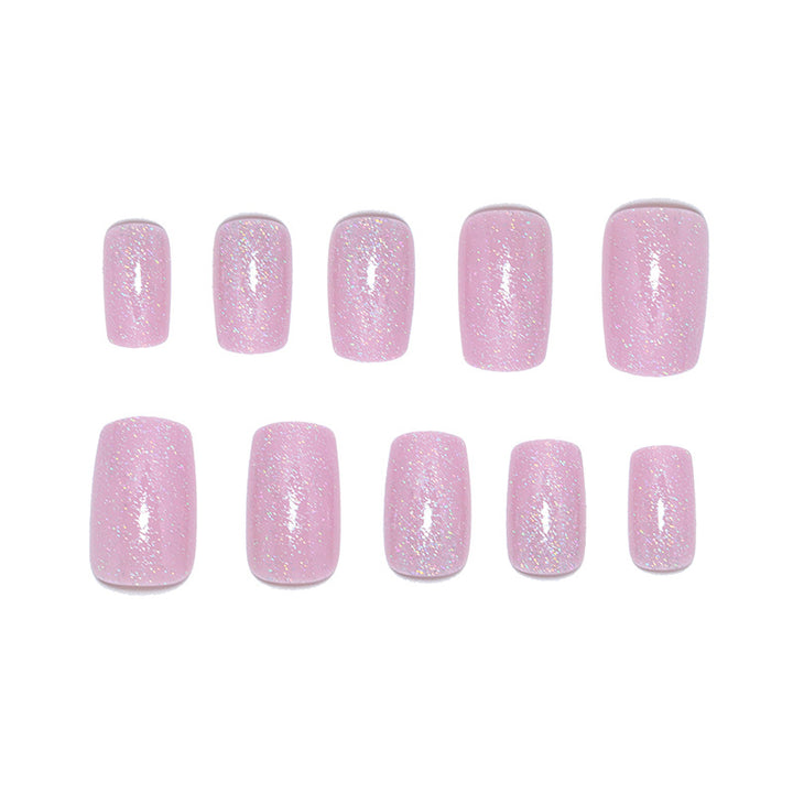 Glittery Acrylic Press-On Nail Set Kalsten