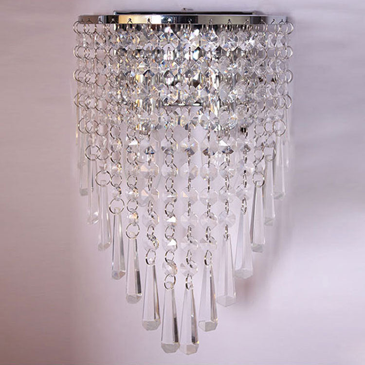 Glamorous Crystal Wall Sconce