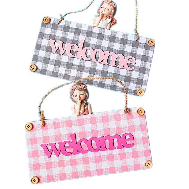 Charming Welcome Wall Sign Decorative Plaque