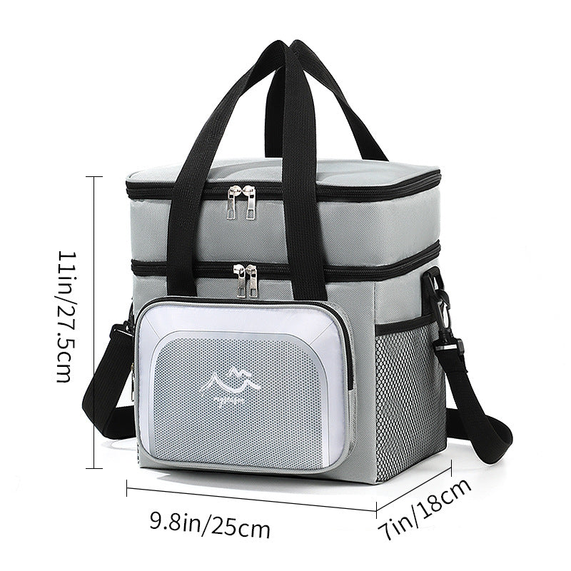 Multi-Compartment Insulated Lunch Cooler Bag Kalsten