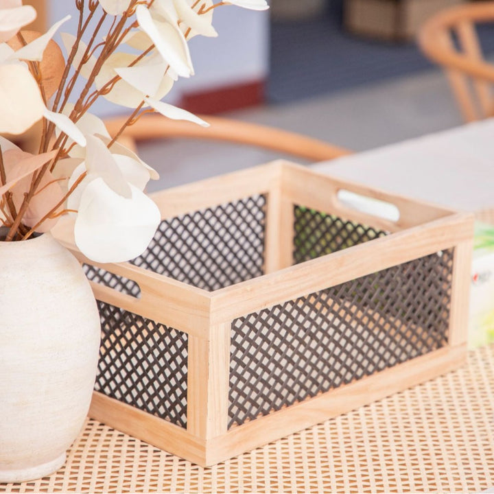 Decorative Woven Storage Caddy Kalsten