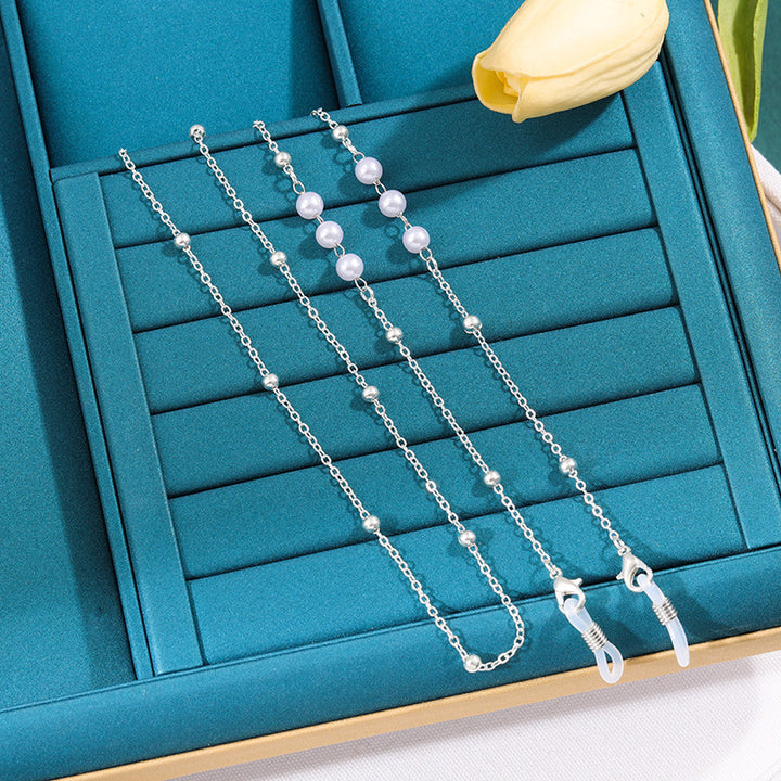 Elegant Pearl Eyewear Holder Chain Kalsten