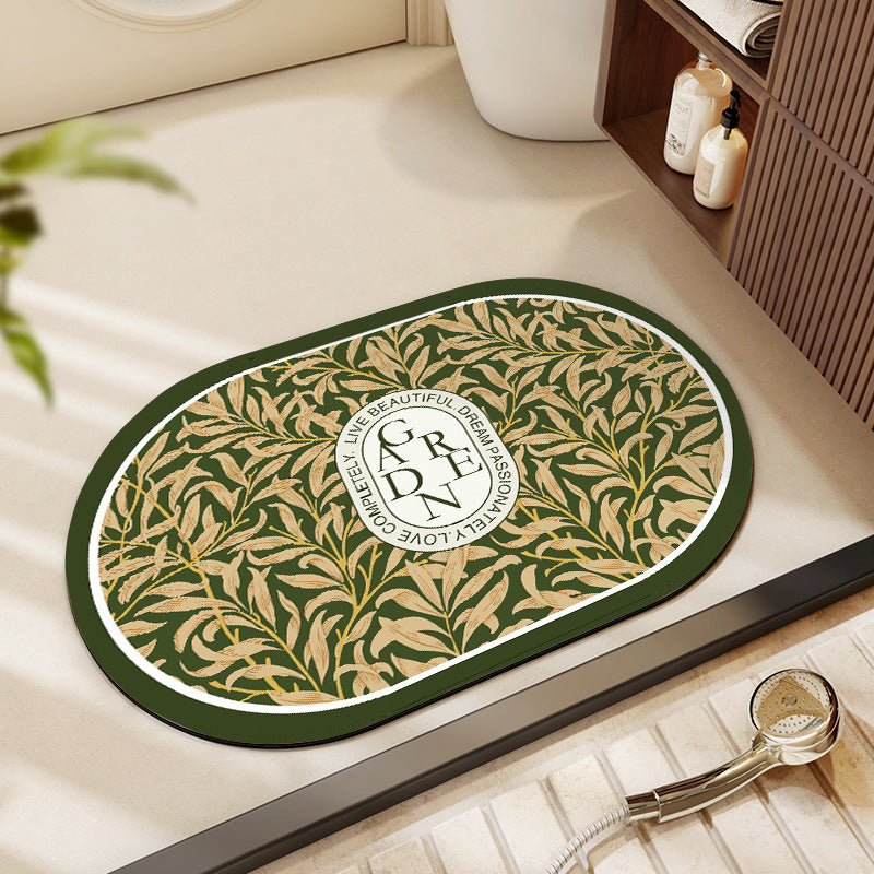 Decorative Motivational Bath Mat Kalsten