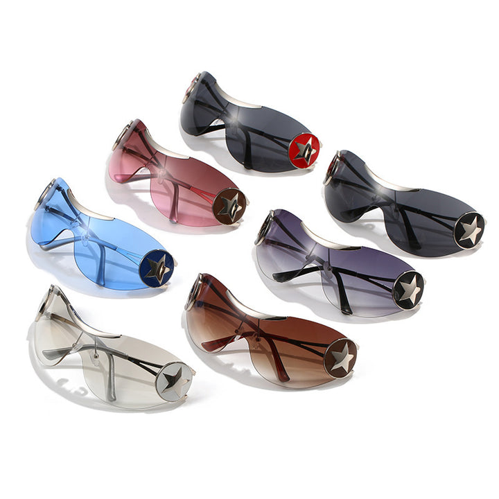 Futuristic Visor Shield Sunglasses Kalsten