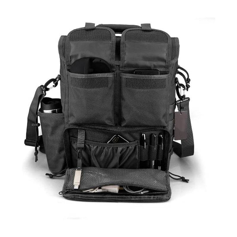 Tactical shoulder backpack with multiple organizer pockets Kalsten