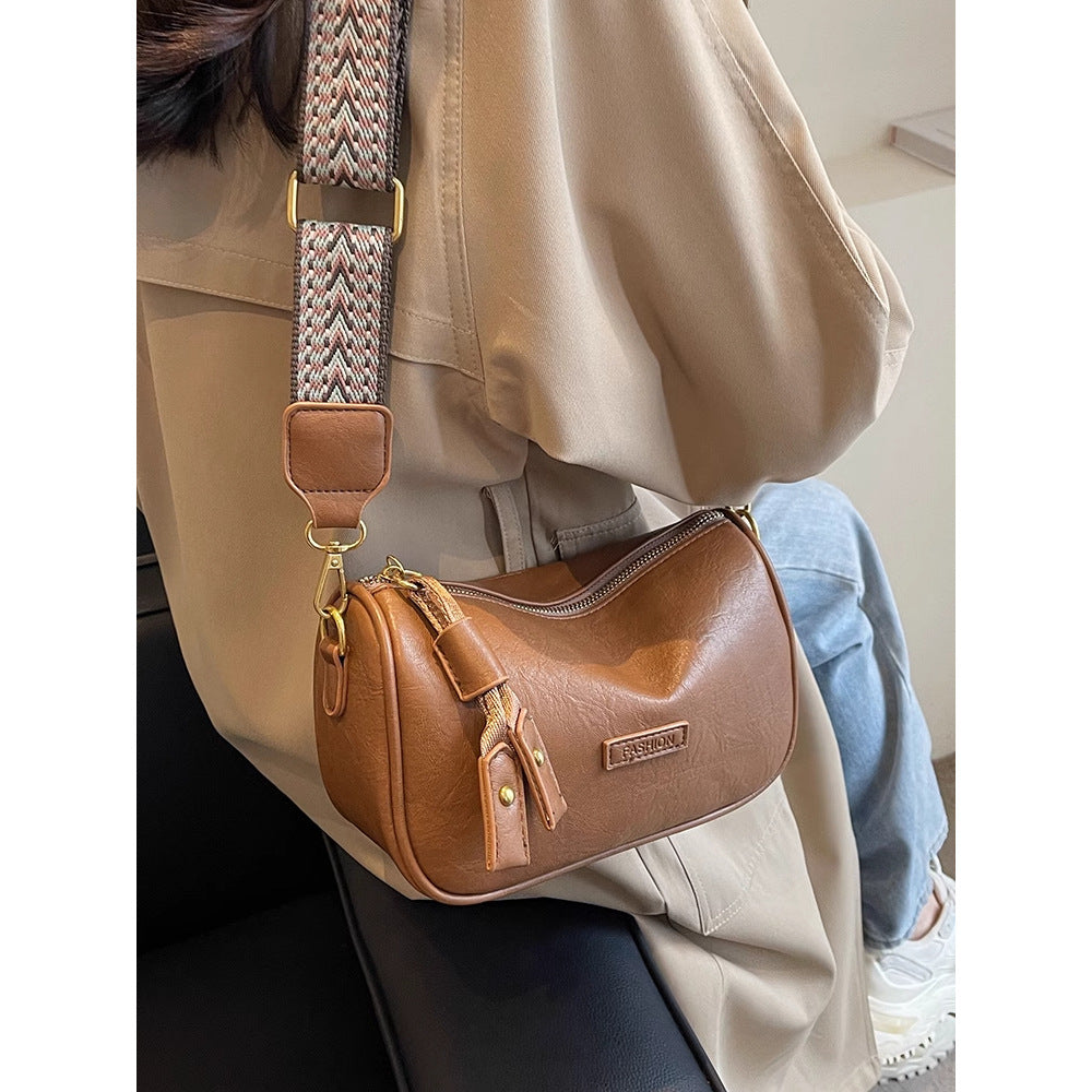Elegant Zip-Closure Crossbody Bag Kalsten