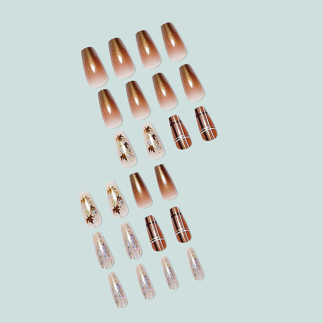 Artful nail art with sparkling accents Kalsten