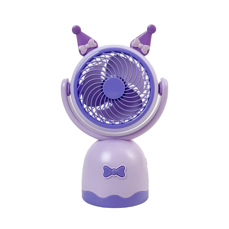 Ladies Portable Hand Fan with Cute Cat Ear Design Kalsten